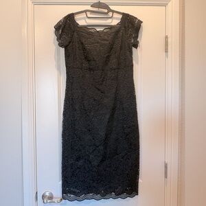Black lace Vintage Worthington dress, size 6
